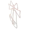 thumbnail image 2 of 23" Lighted Bow with 4 Function Controller Window Silhouette Christmas Decoration, 2 of 5