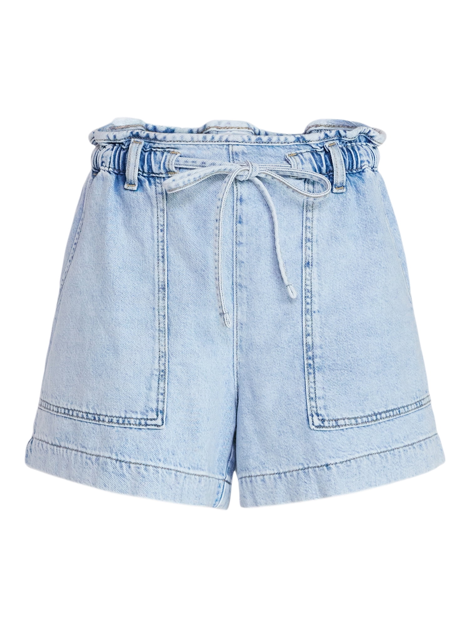 Time and Tru Women's Drapey Utility Shorts, 4" Inseam, Sizes XS-XXXL