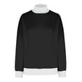 thumbnail image 4 of GigrtiJin Oversized Long Sleeves Sweatshirt for Women Casual Crew Neck Pullover Blouses Fashion Going out Tops, 4 of 6