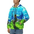 thumbnail image 2 of The Legend of Zelda Breath of the Wild Sweatshirt For Mens Fashion Hoodies Zipper Coat Jacket With Pockets Athletic Daily Hoody Hooded Gift, 2 of 6