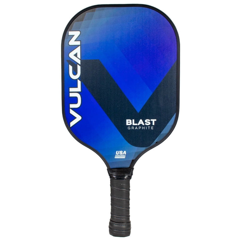 Vulcan Blast Graphite Pickleball Paddle Blue photo 1