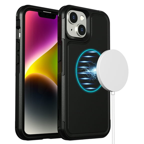 AICase For iPhone 14 Plus Case Mag-Safe Shockproof Heavy Duty Rugged Magnetic Protective Cover