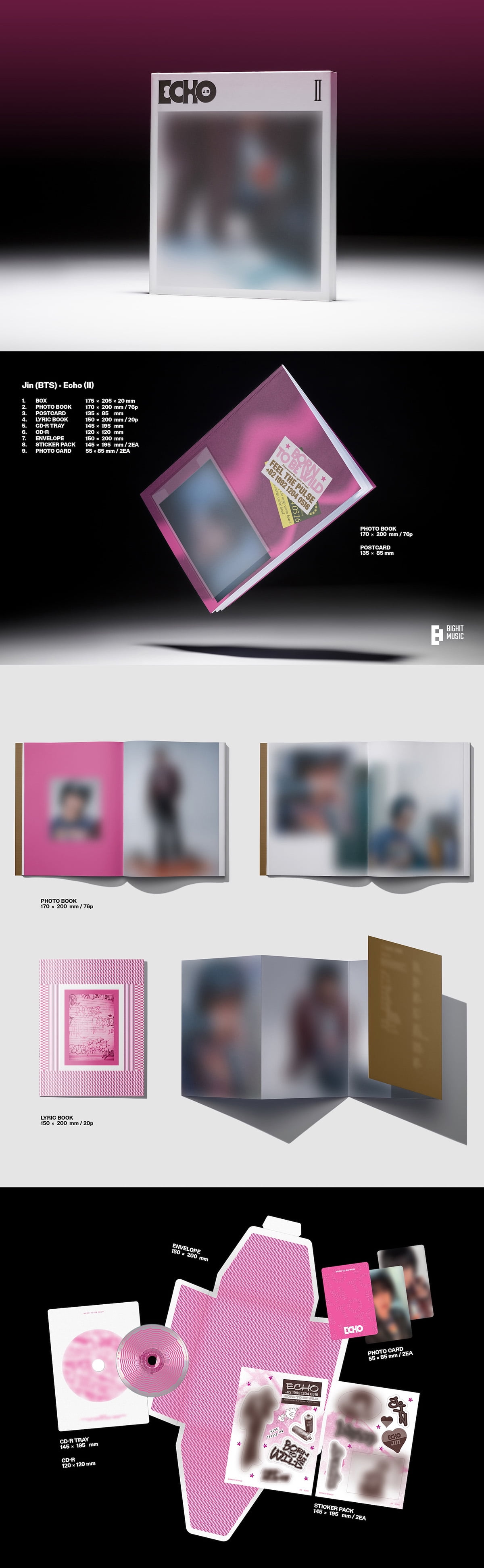 Jin (BTS) - ECHO (II) - Walmart Exclusive - CD - Walmart.com