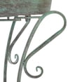 thumbnail image 6 of SAFAVIEH Hendrick Solid Outdoor Patio Planters, Antique Green, Set of 2, 6 of 9