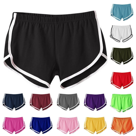 QATAINLAV High Waist Shorts for Home Women Teen Girl Elastic Waistband Activewear Shorts Green XXXL Ofertas de Hoy en Liquidación