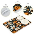 thumbnail image 4 of Halloween Skull Pumpkin Hat Dish Drying Mat for Kitchen Counter 16x18 In Absorbent Microfiber Reversible Mats Dish Drainer Protector Rack Pad for Coffee Bar Table, 4 of 7