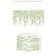 thumbnail image 3 of 2pcs, Leaves Flowers Wall Sticker, Background Wall Stickers Vivid Plants Butterfly Wall Stickers PVC Wallpaper Decoration 11.8''*35.4'', 3 of 4