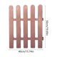 thumbnail image 3 of Plastic Garden Fence Edging | Brown Decorative Picket Border | Modular Outdoor Lawn & Flowerbed Divider | Durable Weatherproof Plastic | Multiple Sizes: 50x20cm, 50x30cm, 40x50cm, 50x40cm | 1 Pack, 3 of 6