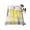 Gray Yellow, variant on Twin Size Flat Sheet Only, Yellow Gray White Soft Brushed Microfiber Bed Sheets, Farmhouse Gradient Abstract Art Hotel Quality Breathable Bedding Top Sheet, Easy Care, 66"x96"