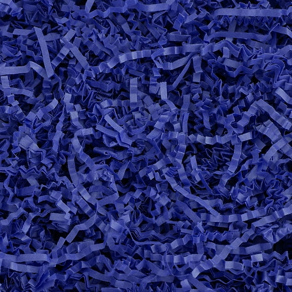 Blue Crinkle Paper
