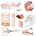 ZeenArt Rose Gold Desk Accessories Set - 1009 Pieces photo 8