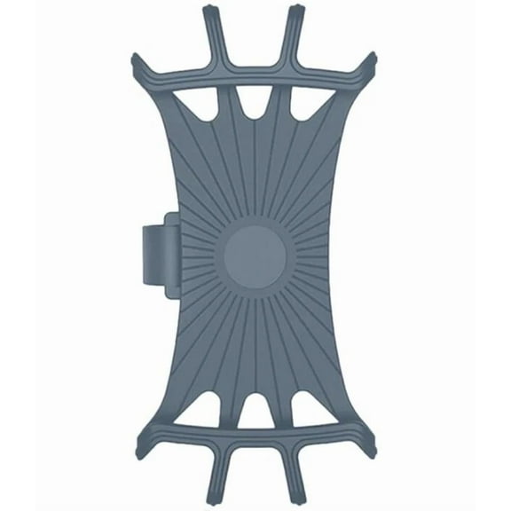 Gray Bicycle Mtb Bike Handlebar Silicone Mount Holder For Cell Phone Gps