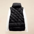 thumbnail image 4 of Hueook Winter Vest for Women Lightweight Warm Winter Coats Polar Soft Vests Outerwear with Zip Up Pockets Sleeveless Jacket for Winter 50% Off Clearance, 4 of 4