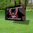 thumbnail image 3 of Personalized 250 Years Of Freedom 1776–2026 Yard Sign – Custom Family Name Patriotic Eagle Outdoor Lawn Sign, 3 of 5