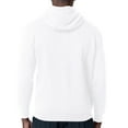 thumbnail image 2 of Men's Starter White Pittsburgh Penguins Mesh Look Team Name Logo Tri-Blend Pullover Hoodie, 2 of 2