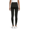 thumbnail image 3 of ClimateRight by Cuddl Duds Women's Grid Warmth High Waisted Thermal Leggings, 3 of 5