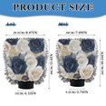 thumbnail image 3 of Qxltty Luxurious Floral Car Wash Mitt 2pcs Scratch Free Lint-Free Antistatic Microfiber 7.09×10.24in, 3 of 8