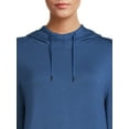 thumbnail image 3 of Athletic Works Women's Athleisure Mock Neck Hoodie, 3 of 5
