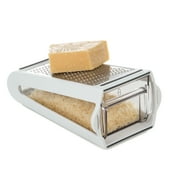 PrepSolutions Stainless Steel Grater with 2 Cup Canister and Dual Blades