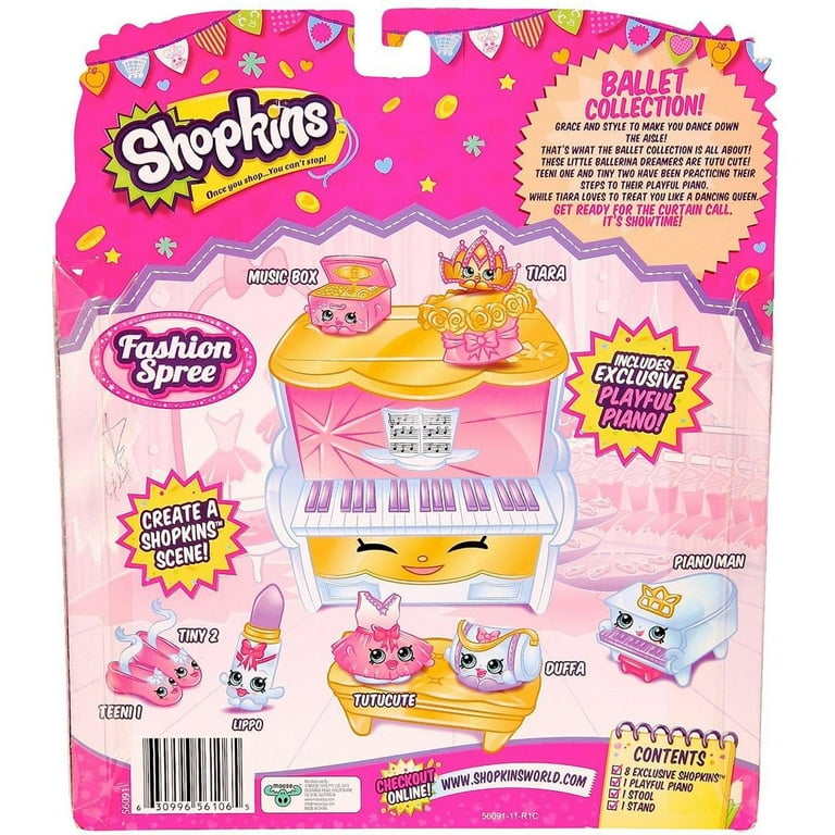 Shopkins S3 Fashion Pack Ballet Collection - Walmart.com