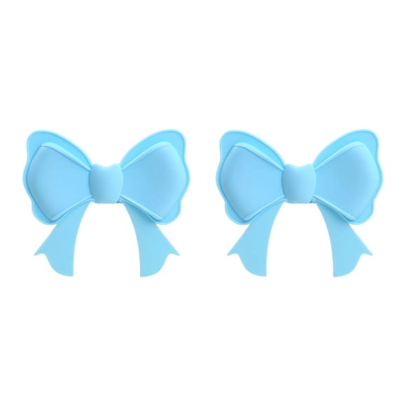 2 piezas de accesorios para auriculares con lazo, accesorio para auriculares, regalo para familiares y amigos, de silicona. Azul