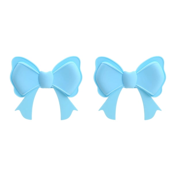 2 piezas de accesorios para auriculares con lazo, accesorio para auriculares, regalo para familiares y amigos, de silicona. Azul