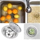thumbnail image 5 of ZHAOCHENG uds colador de fregadero/tapón de drenaje del fregadero colador de agujero de fregadero colador de cocina/baño 84mm de diámetro con punta de bola, acero inoxidable, 5 of 5