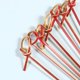 thumbnail image 2 of EeaseMX 200 palillos desechables de 12 cm para cócteles, gruesos, con nudo de bambú, para aperitivos, bebidas y comida, suministros para fiestas (rojos), 2 of 7