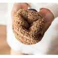 thumbnail image 2 of Adult Knitted Slipper Socks Warm Cozy Fuzzy Socks Non Slip Socks Winter Fluffy Sleep Socks with Grips for Women Men, 2 of 3