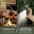 thumbnail image 4 of Guirlandes Lumineuses Solaires de Camping en Guirlande Lumineuse de Camping.ft Guirlandes Lumineuses de Camping avec Modes USB Guirlandes Lumineuses Extérieures Rechargeables Guirlandes Lumineuses Rétractables pour Randonnée Tente VR, 4 of 7