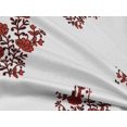 thumbnail image 5 of oneOone Rayon Red Fabric Block Craft Projects Decor Fabric Printed By The Yard 56 Inch Wide-8D, 5 of 5