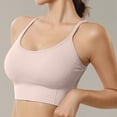 thumbnail image 2 of 2025 Strappy Yoga Sports Bras for Women Padded Criss-Cross Back Tank Tops, 2 of 5
