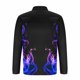thumbnail image 5 of Blusa y camisa de manga larga con cuello vuelto para hombre, jersey con solapa a cuadros, a rayas y cremallera, manga corta, deportiva, de manga corta, con solapa, blusa de poliéster para hombre, 5 of 5