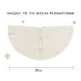 thumbnail image 2 of Baumdecke Weihnachtsbaum Rock Weiss Rot, Christbaumdecke, 2 of 5
