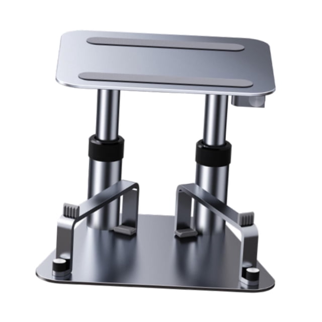 Soporte para computadora portátil, soporte para computadora portátil, soporte de metal antideslizante, soporte de aleación de aluminio, altura
