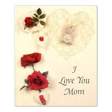 Motivational I Love You Mom Poem Wall Picture Art Print