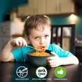 thumbnail image 3 of Greentainer Unbreakable Cereal Bowls, Large 24 OZ Plastic Bowl, Lightweight, Dishwasher and Microwave Safe, Ideal for Cereal, Salad, Soup and Noodles (Dark Coastal-Medium, Set of 4), 3 of 8