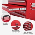 thumbnail image 6 of Aukfa Tool Box, 21 in Steel 4-Drawer Toolbox with Automatic Lock System for Garage, Red, 6 of 9
