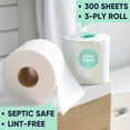 thumbnail image 2 of Save Trees Bamboo Toilet Paper - 24 Rolls of Soft, Strong, Eco Friendly Toilet Paper, 2 of 6