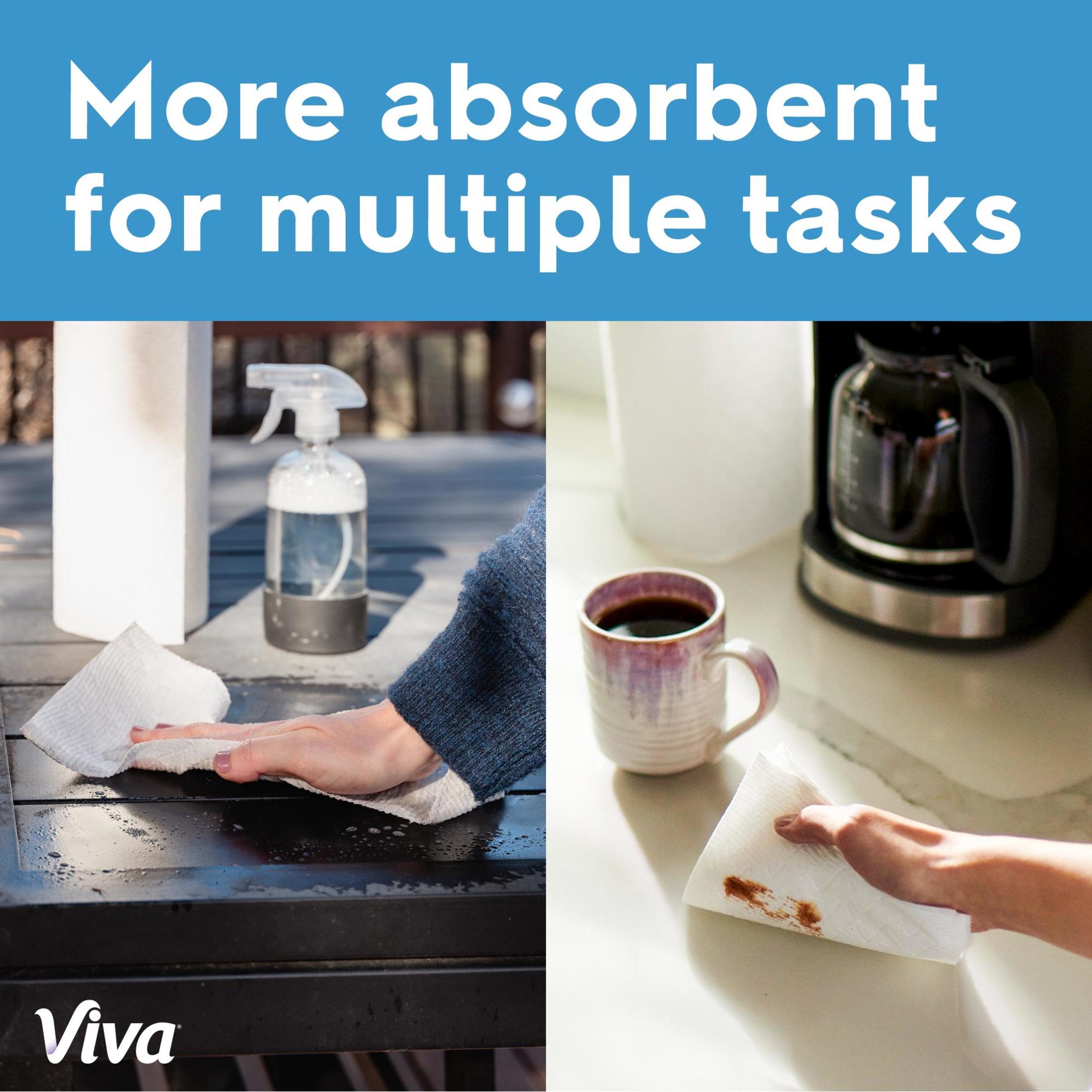 Viva Multi-Surface Cloth Paper Towels, 6 Triple Rolls, 990 Sheets photo 5