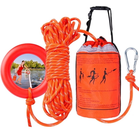 Water Rescue Throw Bag with 70 Feet of Rope, First Aid Device for Kayaking and Rafting, Safety Equipment for Raft and Boat