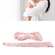 thumbnail image 4 of Envoltura de correa para bebé portabebés de posición vertical ajustada elástica rosa tamaño L ANGGREK, 4 of 7