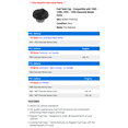 thumbnail image 2 of Fuel Tank Cap - Compatible with 1985 - 1988, 1995 - 1996 Chevy Monte Carlo 1986 1987, 2 of 2