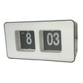 thumbnail image 1 of veasfak Modern Auto Flip Clock Simple Table File Clocks Christmas Gift Decor White, 1 of 6