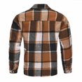 thumbnail image 6 of Mens Flannel Shirts Casual Button Down Long Sleeve Plaid Shirt with Pockets, 6 of 11
