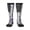 2 Black-1, variant on Women's Knee High Socks Pancreatic Cancer Awareness Flag Outdoor Casual Tube Socks