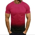 thumbnail image 2 of Men's Casual Shirts Classic Button Up Basic Short Sleeve T-Shirt Solid Soft Tees Stylish Business Work Tops Only, 2 of 4