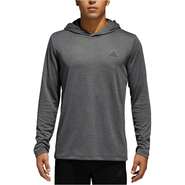 adidas - Adidas Mens Climalite Hoodie Sweatshirt, Grey, Small - Walmart