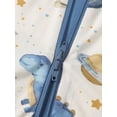 thumbnail image 6 of ATAIKU 3-24M Newborn Baby Zipper Footless Pajamas Bamboo Long Sleeve Footed Sleepers Sleep 'N Play for Infant Toddler Boys - Dinosaurs, 6 of 10