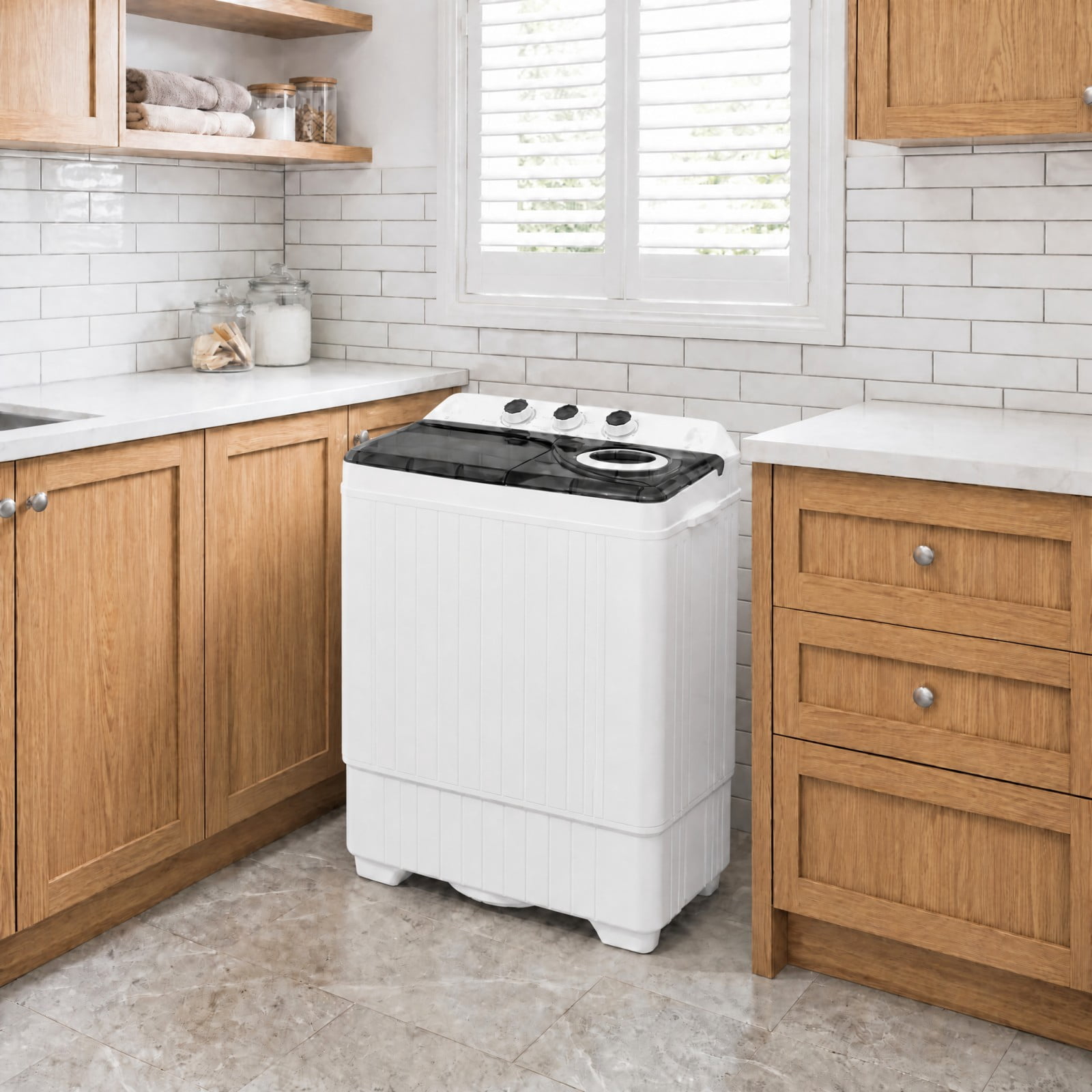 即日発送 【youll】vintage wash MA-1 (2color) Costway 26lbs Portable Twin Tub Washing Machine with Drain Pump